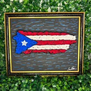 Bandera de Puerto Rico artesanal