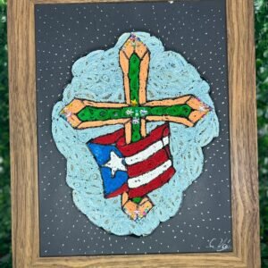 Arte religioso puertorriqueño en quilling